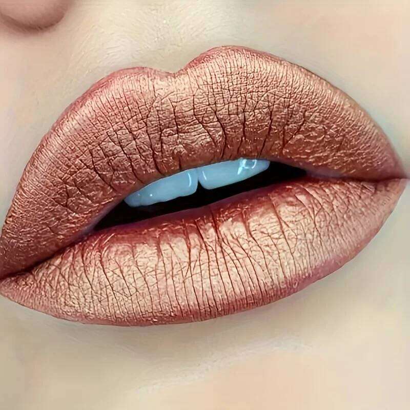 Waterproof Glitter - Long-Lasting Shimmering with Metallic Finish, All Skin Types, Adult Use, Beauty Lipstick H260302