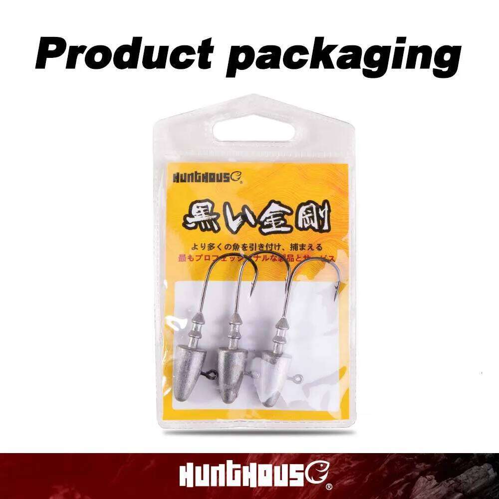 Hunthouse 7g 10g 12g 14g Jigging Hook Soft Lure Screw Jig Head For Big Shad Tool Fishing Tackle Equipment Z260228