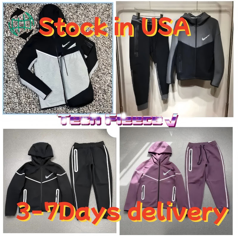 Tech Fleece Tracksuit Mens Hoodies Pants Tracksuits Sports Jackets Space Cotton Trousers Womens Tracksuit Bottoms techfleece Man Joggers