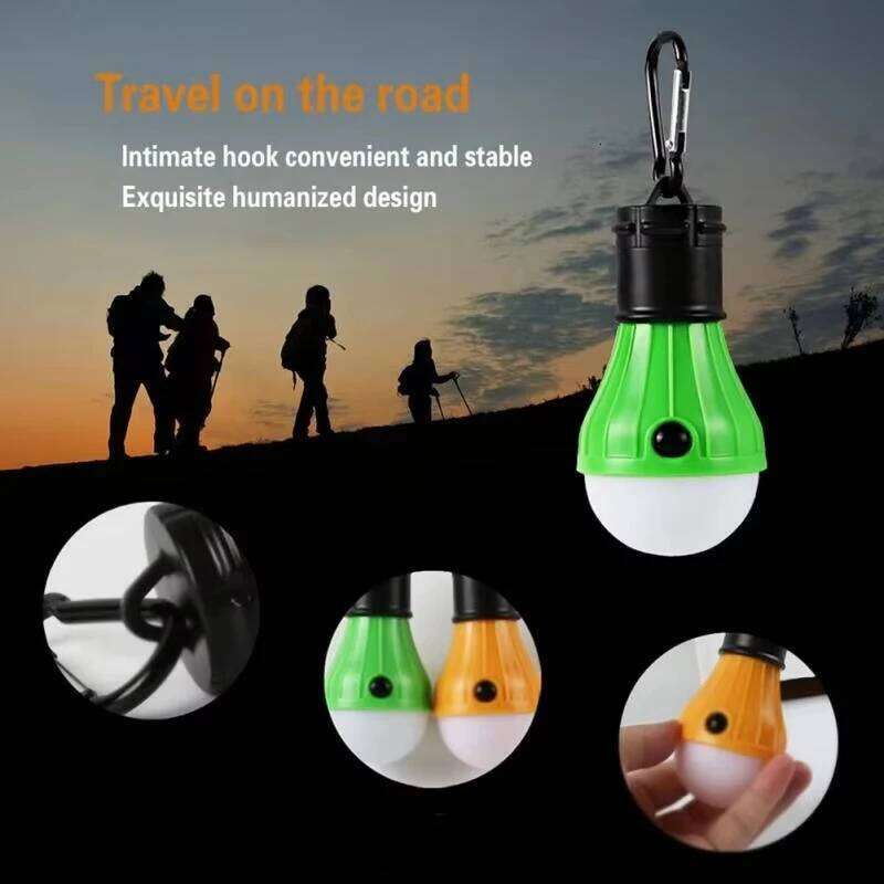 Portable LED Emergency Light with Clip Hook Outdoor Use Suitable for Camping Hiking Fishing Lighting Hurricane Protected S260302