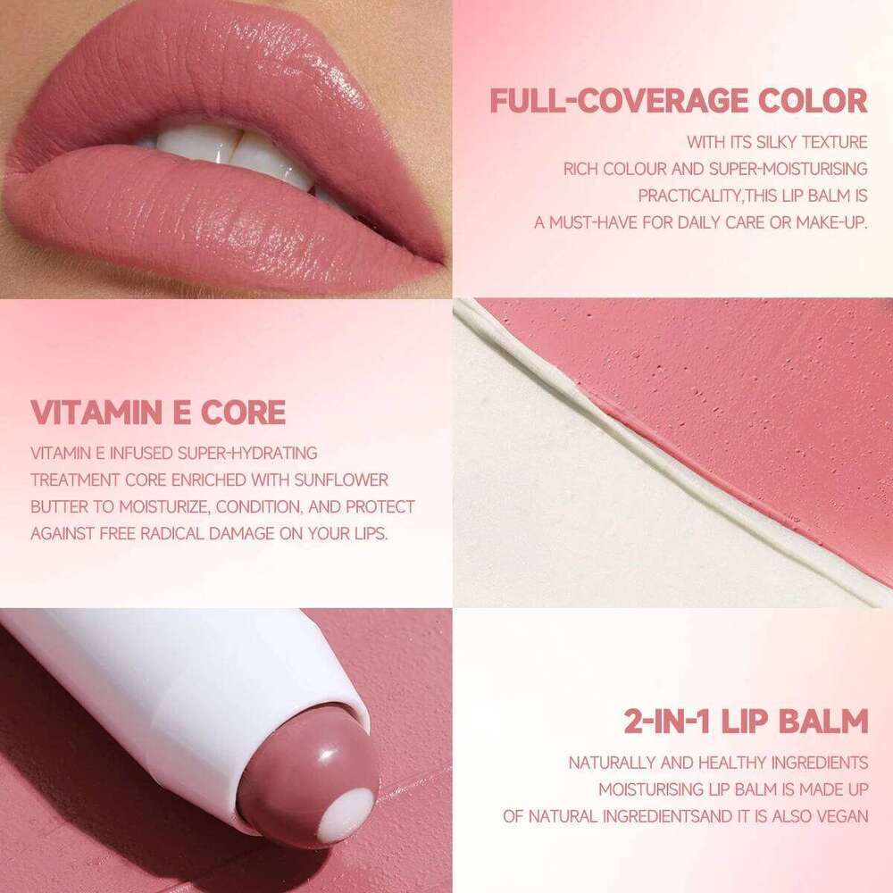 Moisturizing Gloss - Long-lasting Waterproof Color Rendering Lip Gloss, Rotating Lipstick Pen H260302