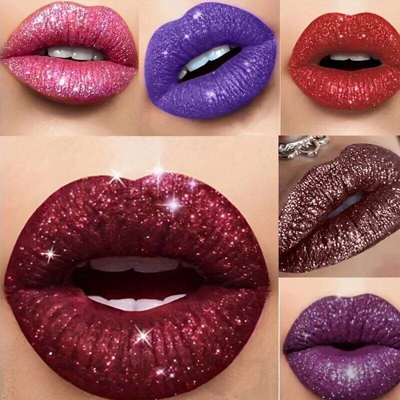High pigmented Shiny lipstick, long-lasting, glossy waterproof lipstick - party stage role-playing Valentine's Day gift H260302