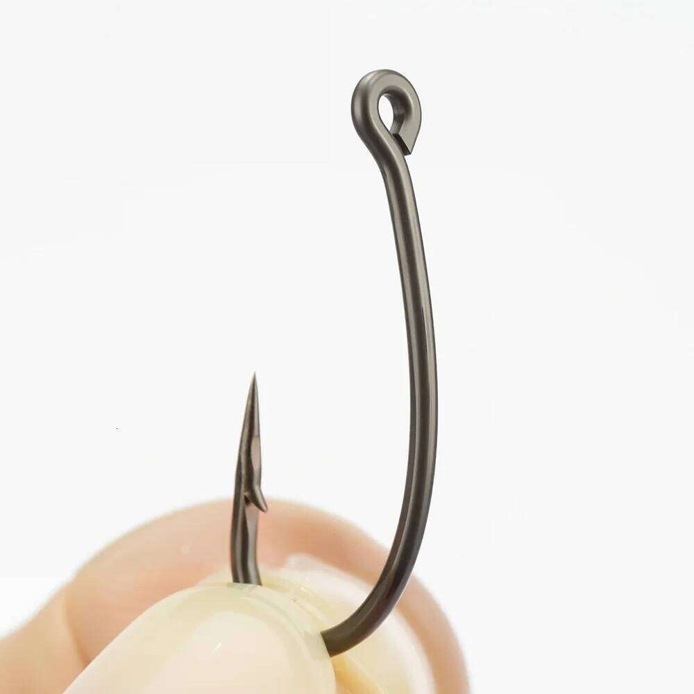 Hirisi 50pcs Coating High Carbon Stainless Steel Barbed Carp Fishing Hooks Pack with Retail Original Box 8003 Z260228
