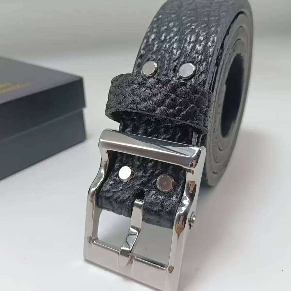 Mens Stainless Steel Buckle Cowhide Handmade Genuine Thickened Belts For Men Luxury Cowboy Belt Gift Full Grain Leather S260228