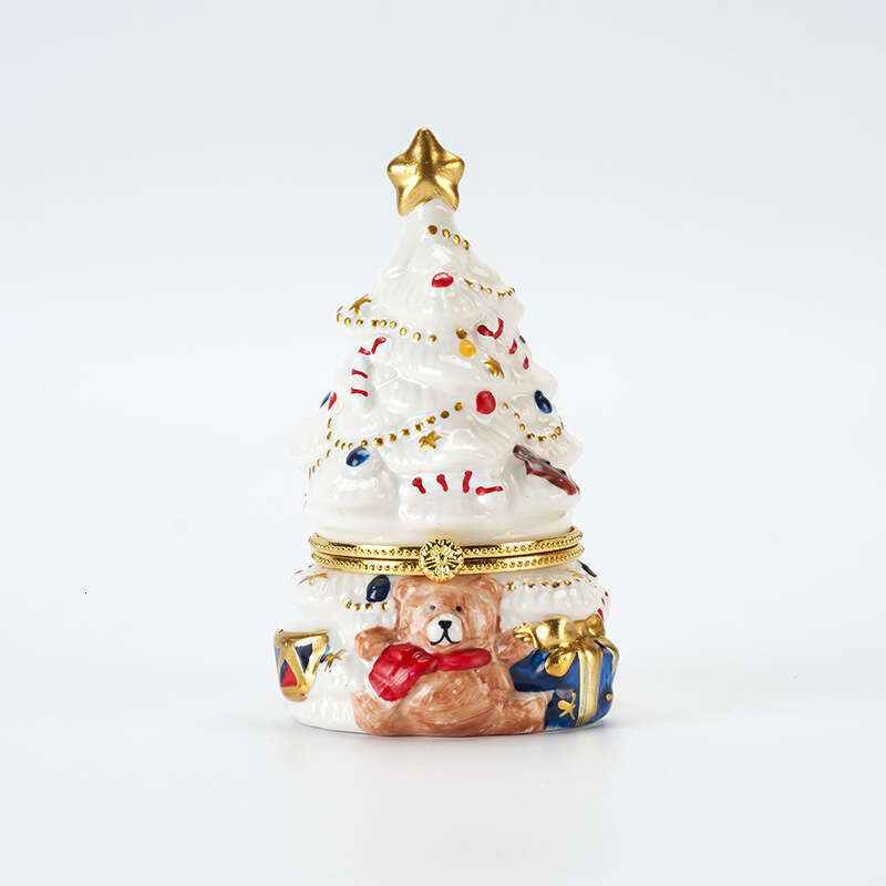 High-End Bear Tree Scented Candle Ornament Indoor Smokeless Soy Wax Best Friend Christmas Gift Souvenir W260303