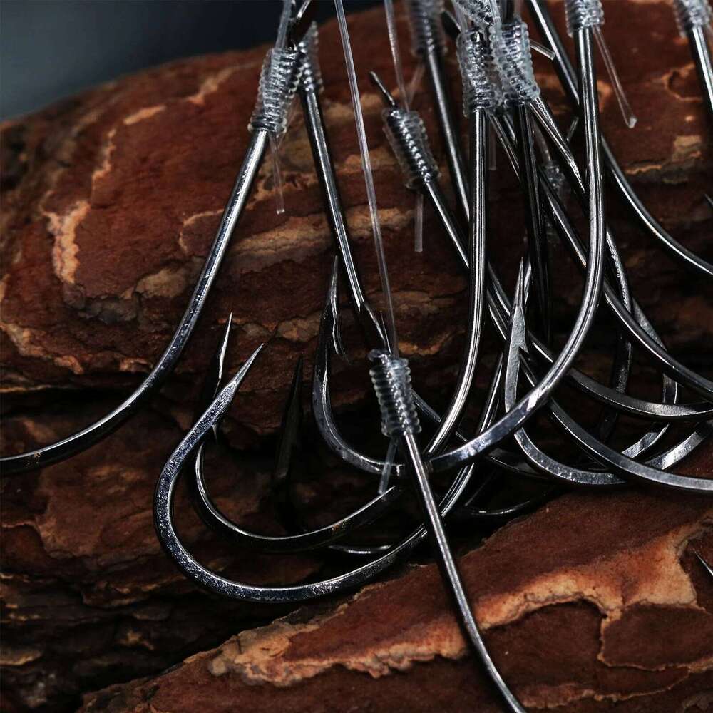 9KM Barreled Sub Line Barbed Wazumi Hook Tying Tools for Freshwater and Saltwater Fishing Z260228