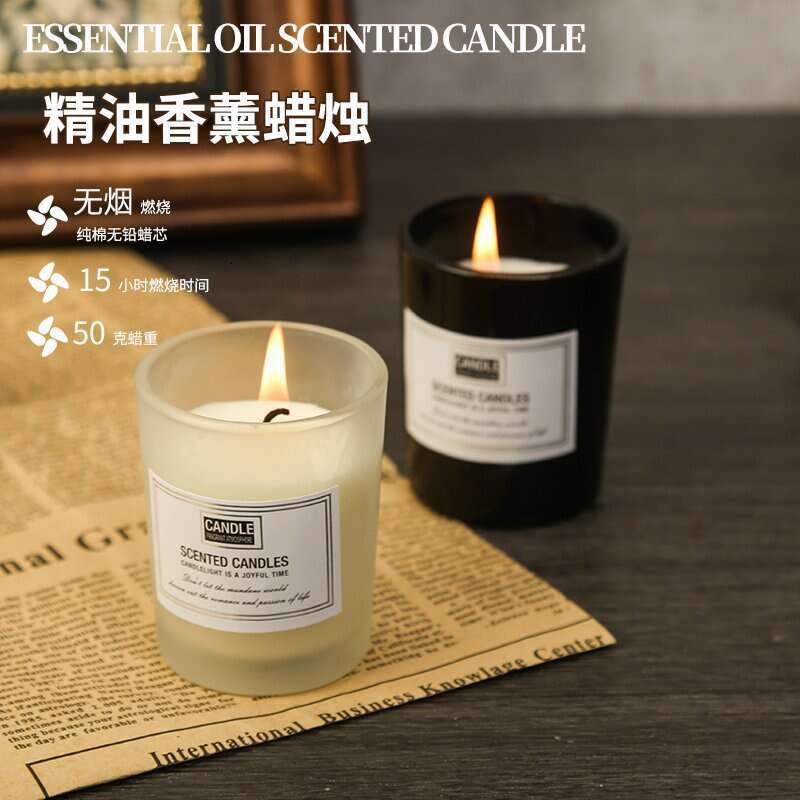 Aromatherapy Candle Plant Essential Oil Incense Home Indoor Long-lasting High-end Box Bedroom Decoration Gift W260303