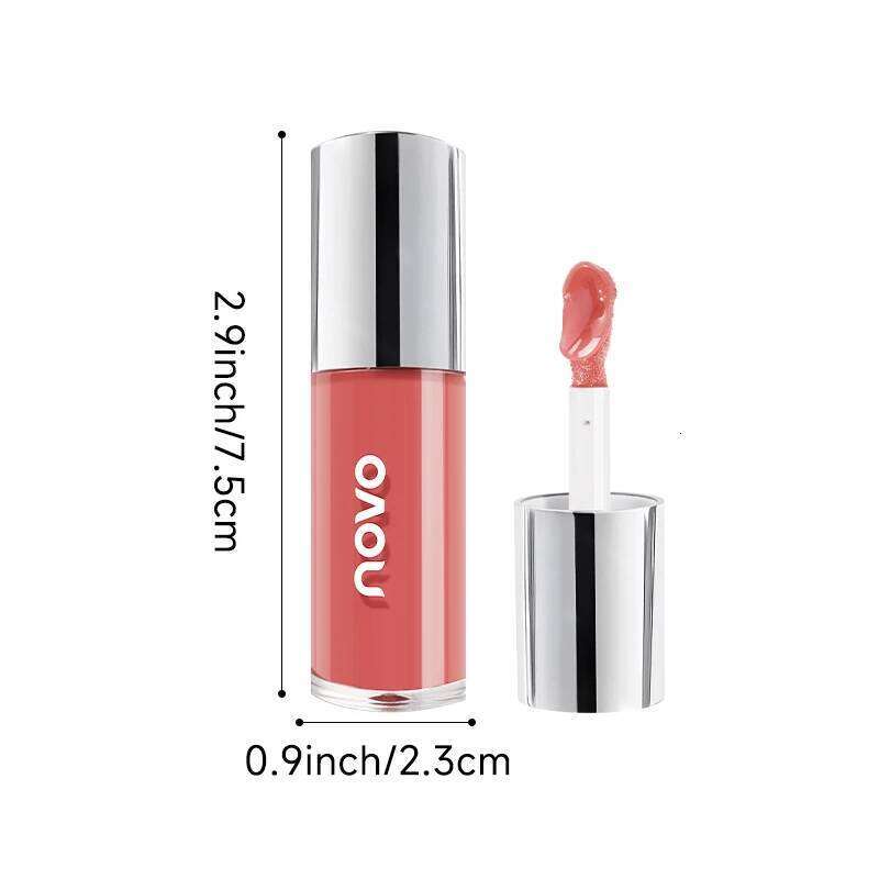Mirror Glossy Lip Gloss Moisturizing Long-Lasting Non-Stick Cup Lipstick, Rich Color, Blush, Brightening And Plumping, H260302