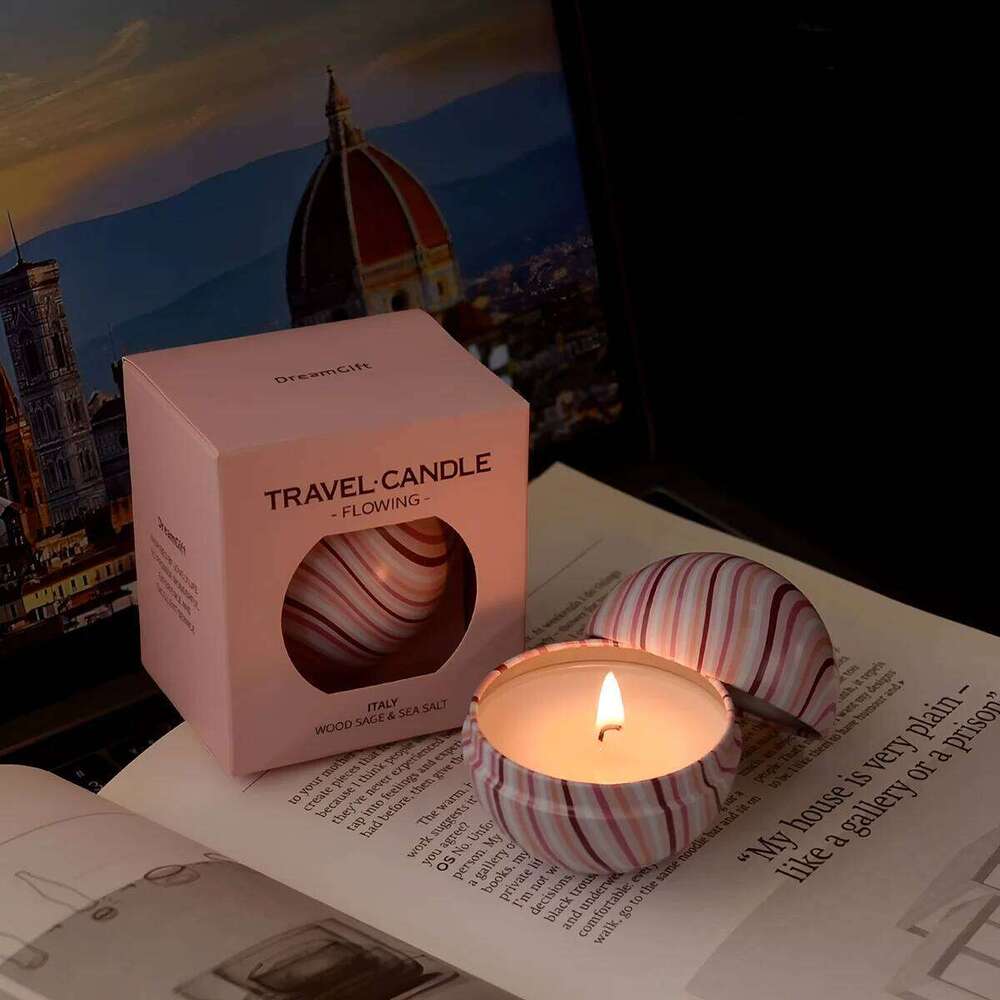 Spherical Scented Candles in Curved Cans, Smokeless Soy Wax, Wedding Favors, Photo Props, Home Atmosphere Decoration W260303