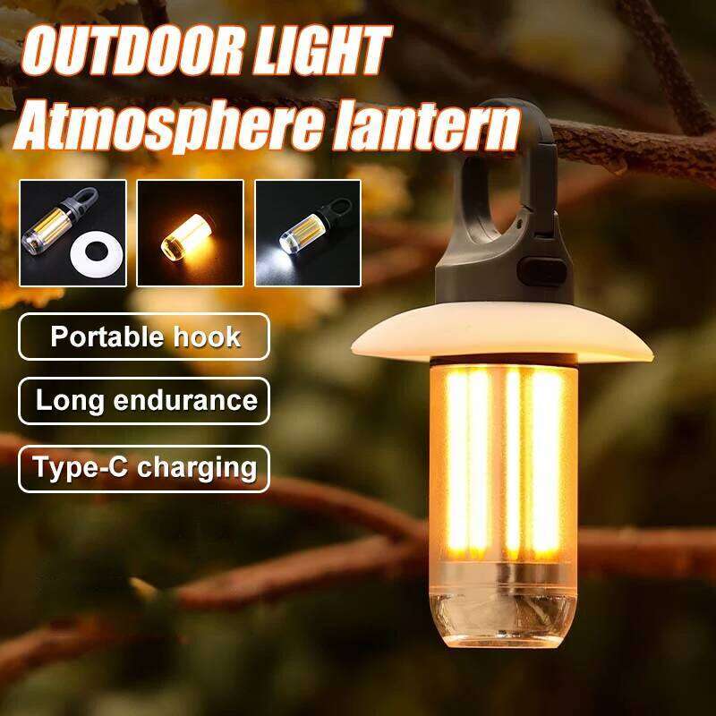 Rechargeable LED Portable Super Bright Flashlight Camping Work 5 Lighting Modes Waterproof Outdoor Light S260302