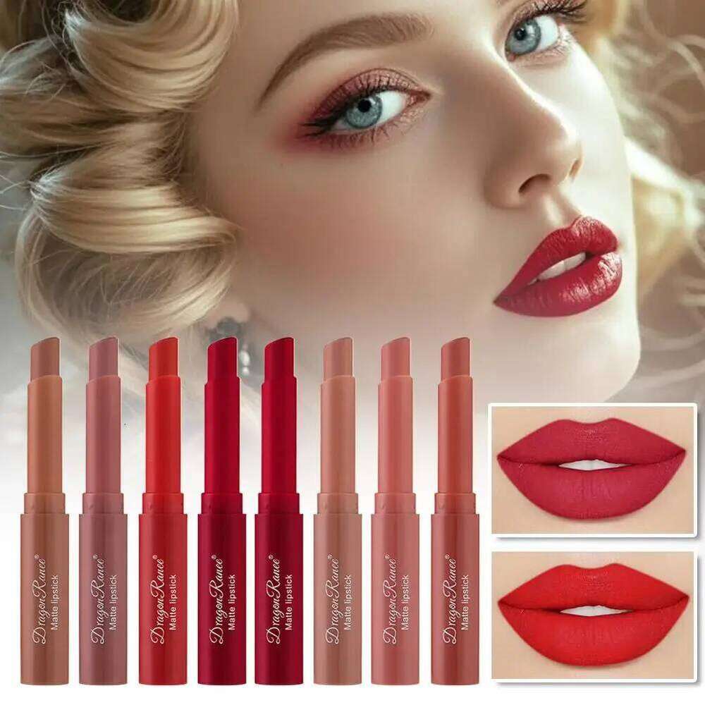 Matte Velvet Waterproof Long-lasting Liquid Lipstick Women Smooth and Pigmented Non-Stick Moist Lip Tint H260302