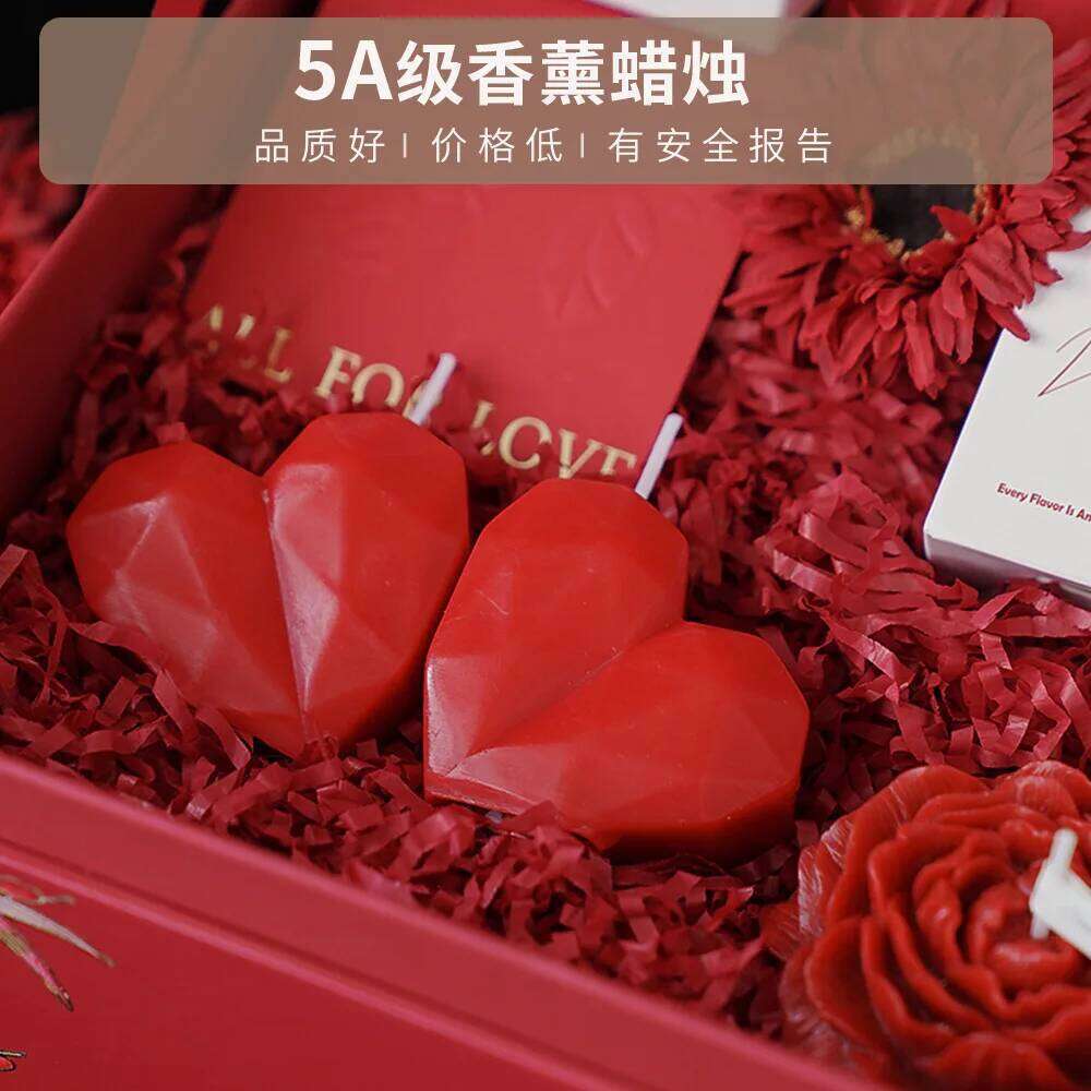 Scented Love Candles Creative Valentine's Day Gifts Wedding Favors Home Decorations W260303