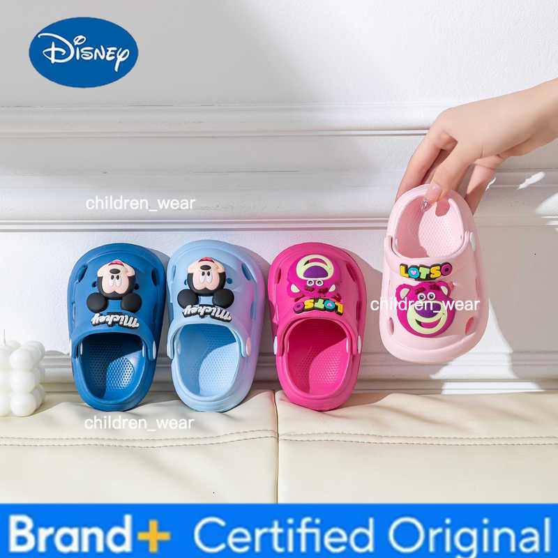 Disney childrens baby cartoon mickey mouse boy girl non-slip soft bottom summer sandals slippers beach shoes H260303