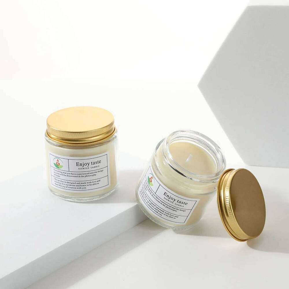 1pc Small Cup Transparent Glass Aromatherapy Candle Niche Fragrance Romantic Ins Party Home Decor W260303