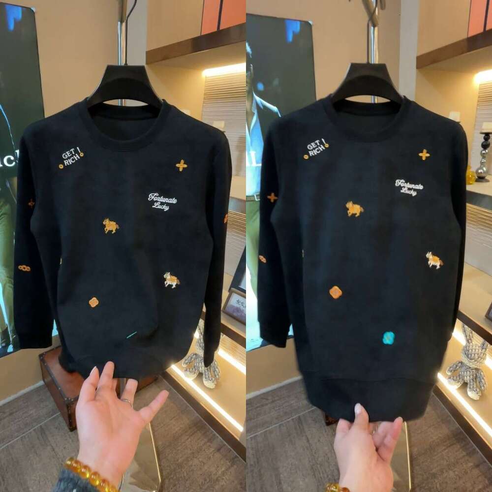 Original High-Quality RICH New Winter Sweatshirt For Men, Fashionable, Versatile, Trendy, Comfortable, And Stylish