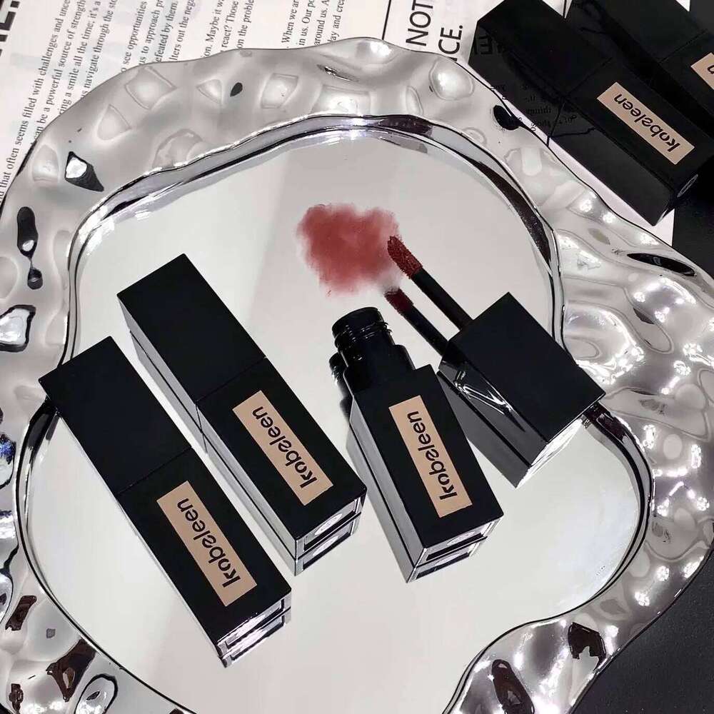 Kobeleen 5 Colors Velvet Glaze, Natural Long-Lasting Highly Pigmented Lipstick, Portable Matte Finish Lip Glaze H260302