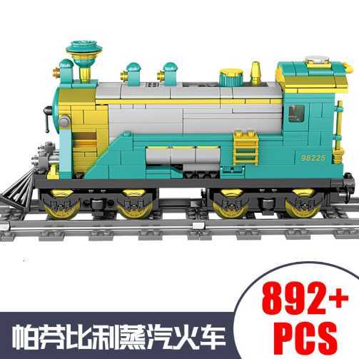 Kai Zhi Electric Track Train Building Blocks Children's Toy City Series Assembled High-Speed Rail for Boys C251111