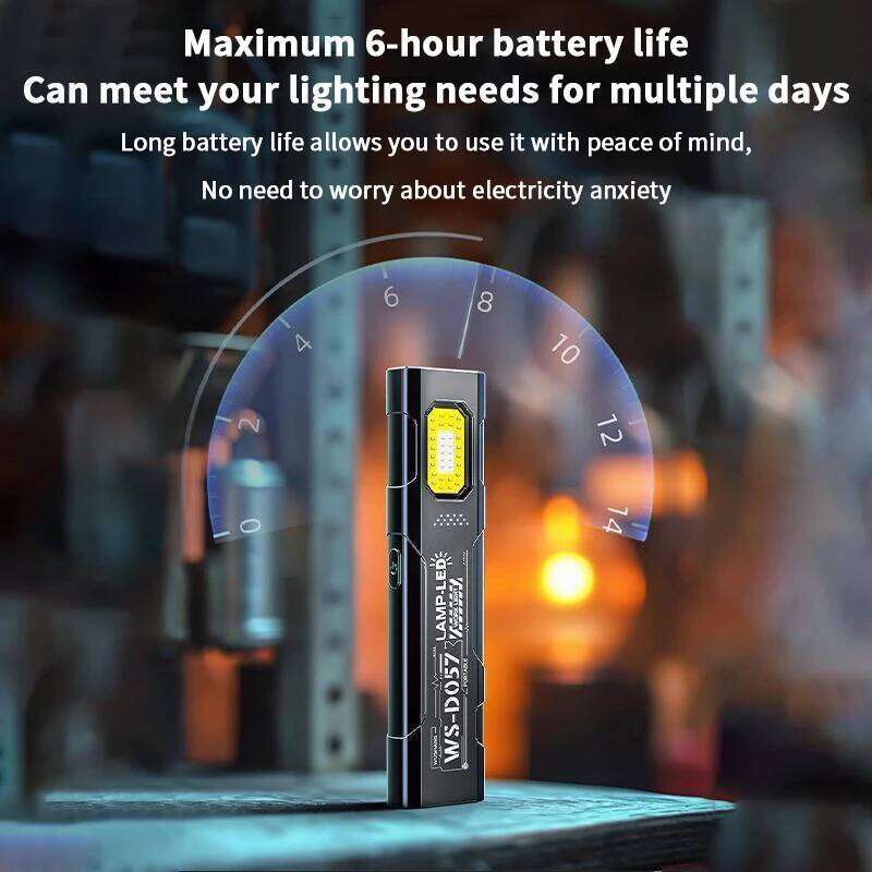 Compact Multi-Mode LED USB-C Rechargeable, 800mAh, Long-Range Pocket Flashlight, For Camping Travel Emergency S260302