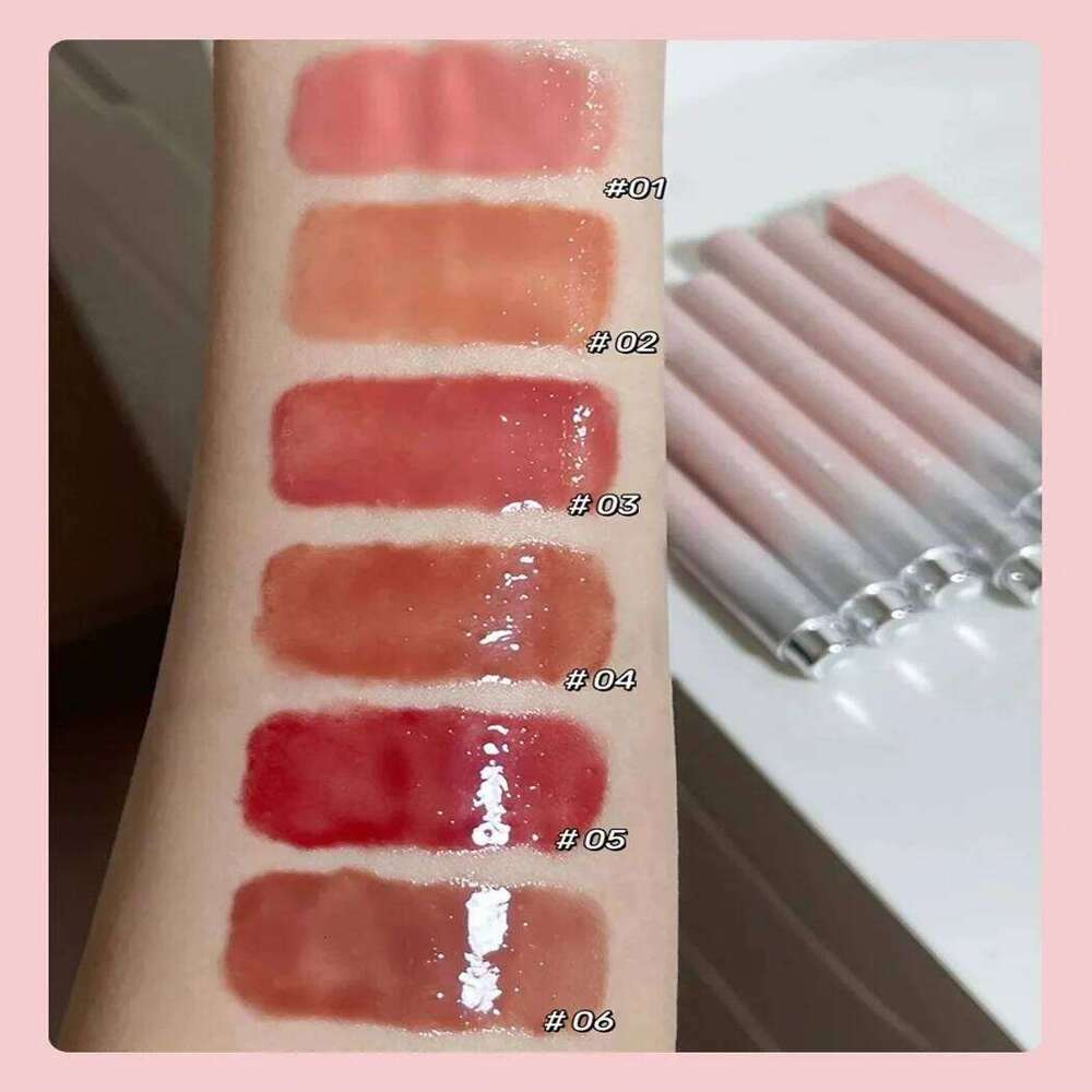 Clear Water Light Solid Lip Gloss Jelly Watery Pink Pencil Moisturising Mirror Lipstick Pen Korean Lips Makeup Cosmetic H260302