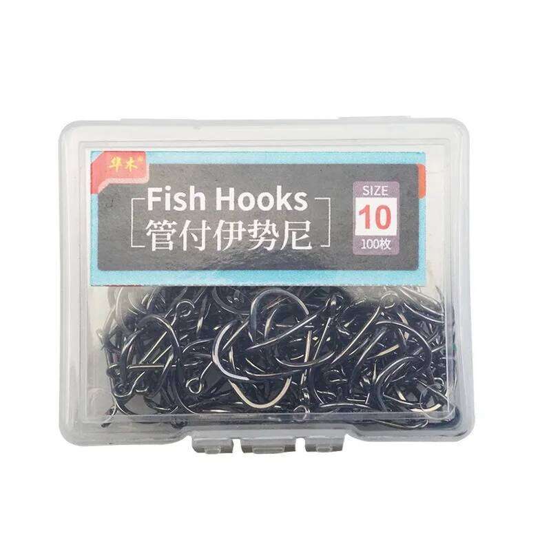 Izu high carbon steel Japanese fish hook box, flying hook, worm, safety, bait, 100 pieces Z260228
