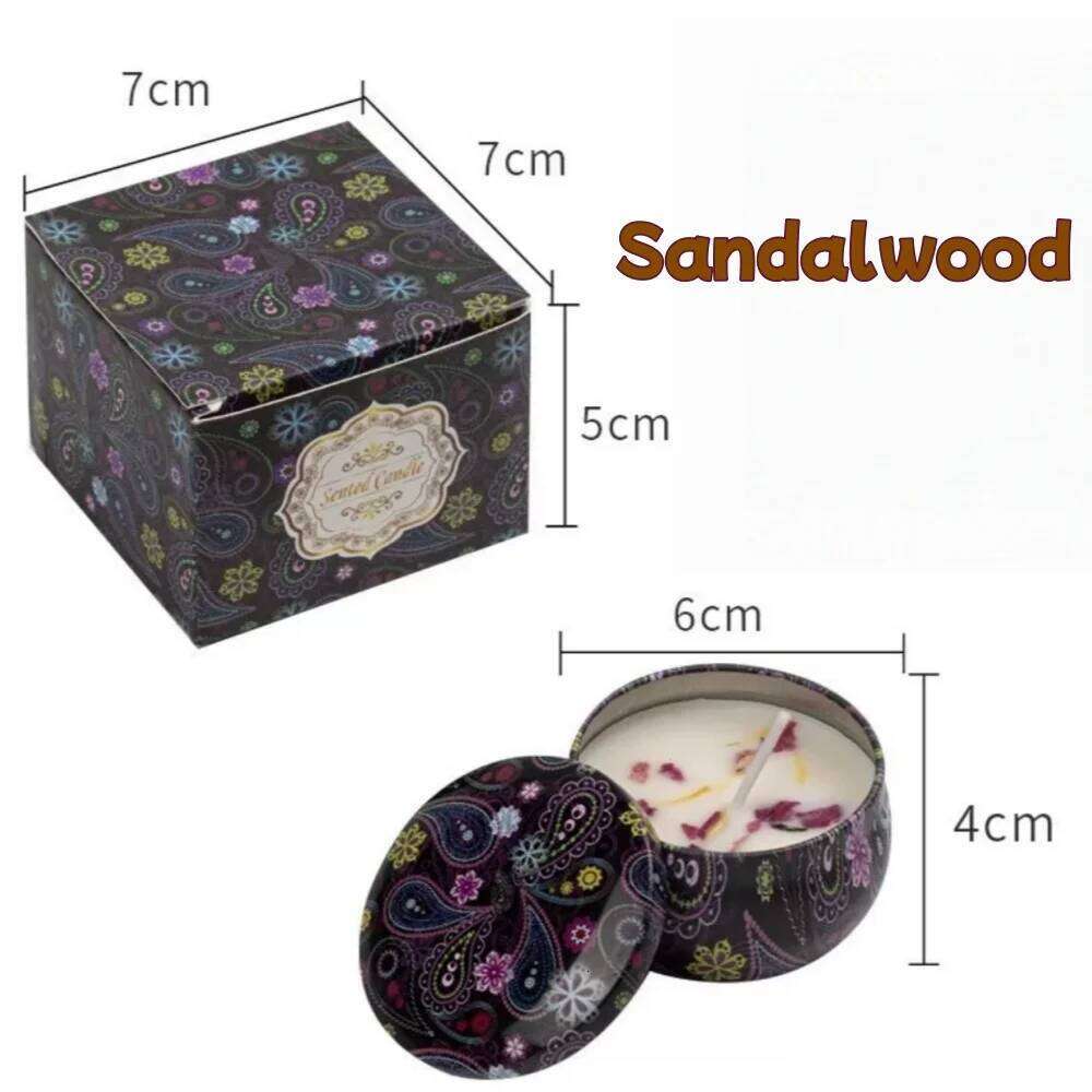 2025 Vintage Scented Candles Soy Wax Jars Flower Fragrance Scent Candle Wedding Ceremony Birthday Gifts Home Decoration W260303