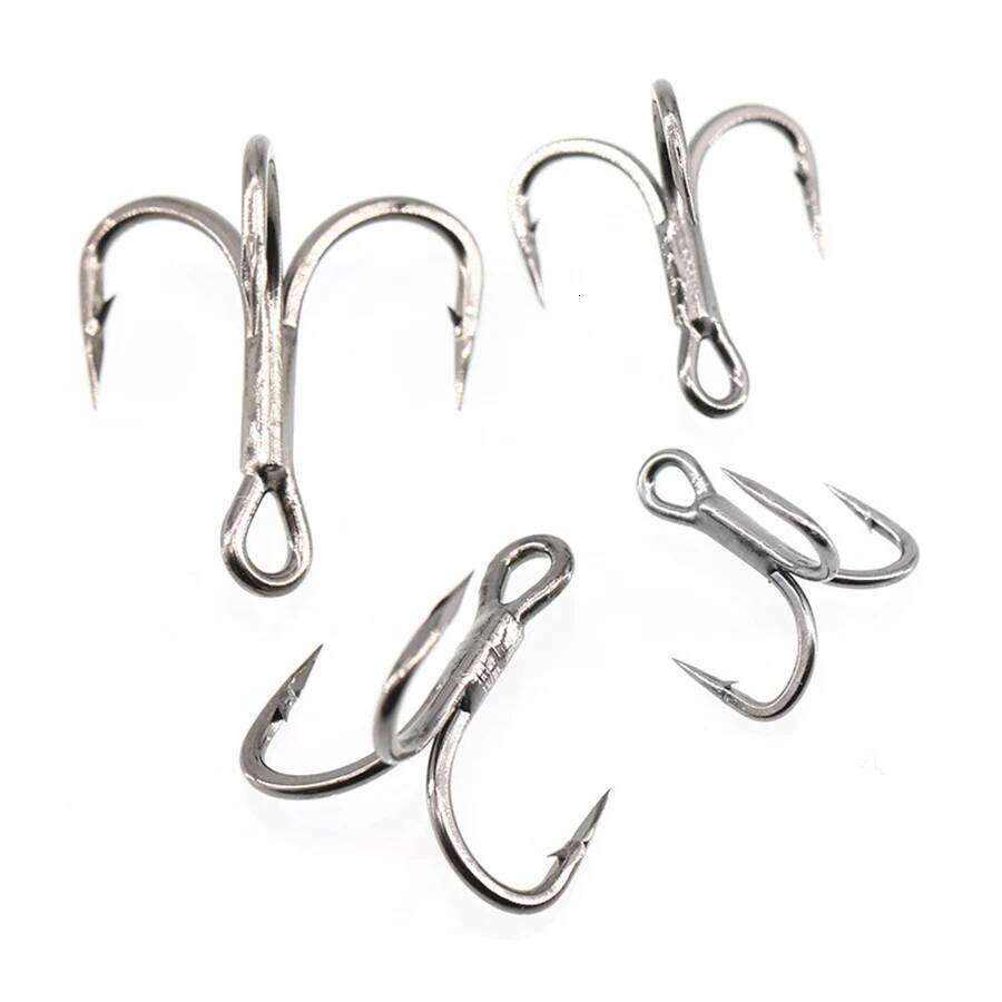 20pcs 6x Treble Classic Fishing Strong Sharp Tackle Hooks 8# 6# 4# 2# Z260228