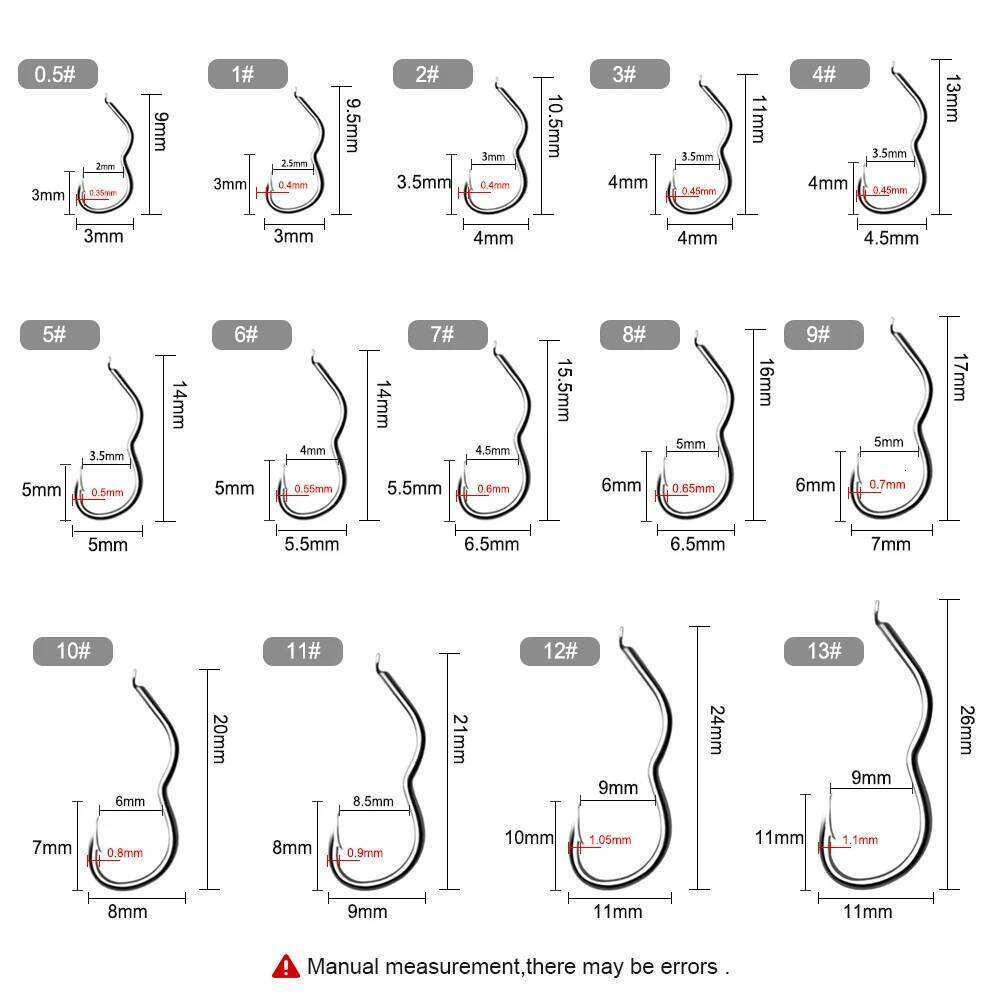 FTK Double Hooks With Line Flipping Rigs Automatic Flip Tied Carp Hook Size 0.5#-13# Fishing Tackle Z260228
