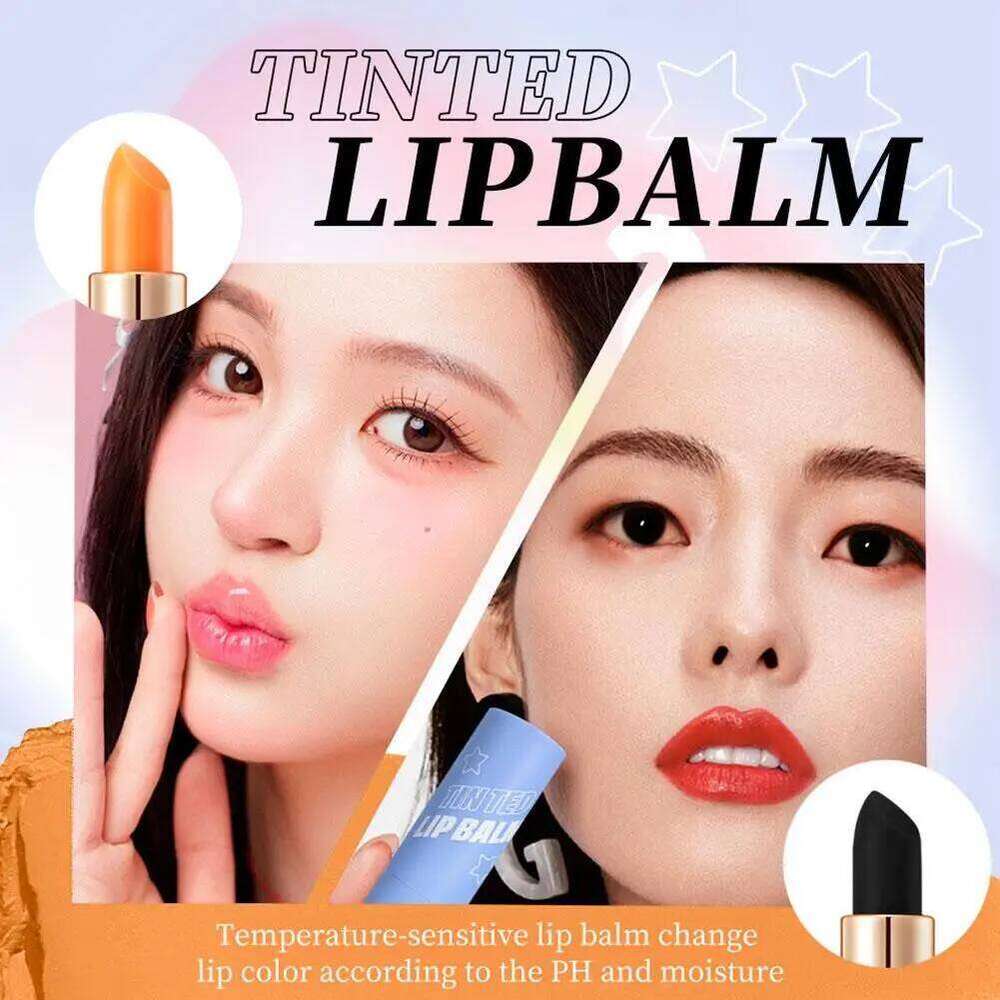 Change lip Balm Nourising Moisturizing Anti-drying Lipstick long-lasting waterproof Color changing Lips Care Makeup H260302