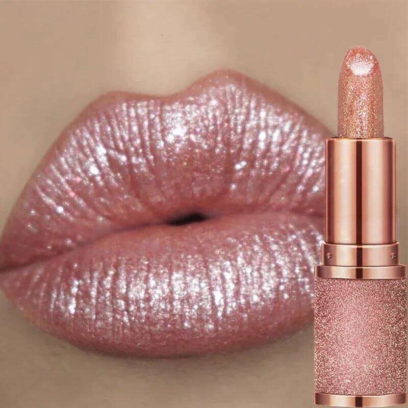 Glitter Lipstick Temperature Color Changing Long Lasting Lip Tint Waterproof Red Pink Sexy Lips Cosmetics Makeup H260302