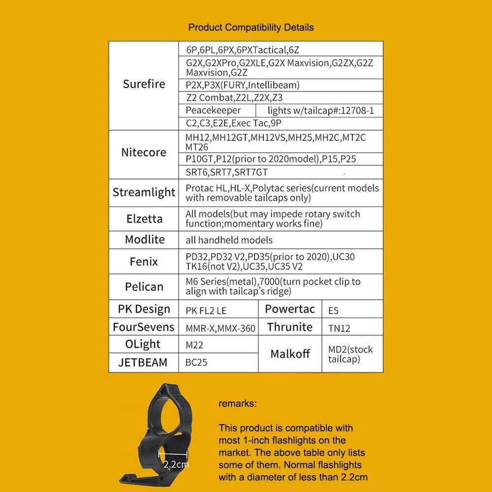 Multifunction Nylon Finger Ring Flashlight Adapter Compatible Pocket Clip Accessories Outdoor Portable Equipment S260302