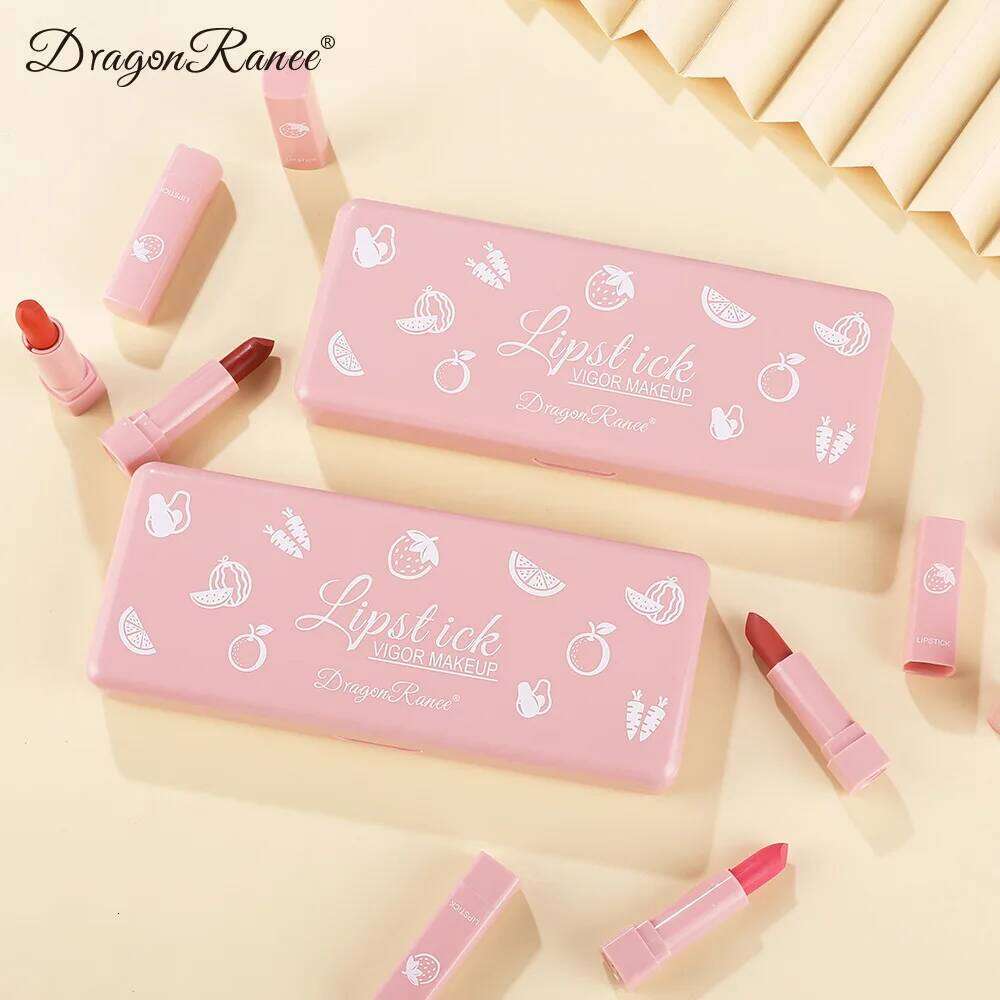 Ten-Piece Set, Matte, Long-Lasting, Fade-Resistant Lip Balm, Matte Finish, Brightening, Commuter-Friendly, Nude Color, Gentle and Elegant Lipstick H26
