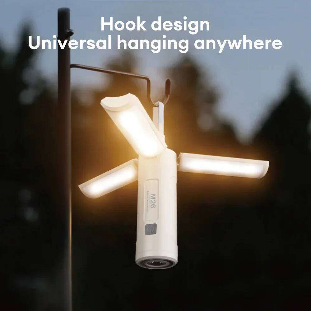 3500MaH Outdoor Tent Camping Light Foldable Travel Lanterns USB Rechargeable for Student Dormitory Emergency Lighting Flashlight S260302