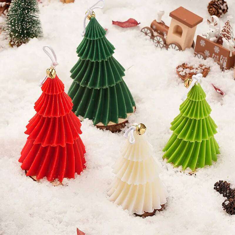 Fragrances, Gifts, Ornaments, Home Decoration, Desktop Trees, Mini Aromatherapy Christmas Candles W260303