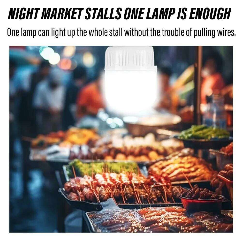 1-10pcs Outdoor High Power Portable LED Lanterns Charging Lamp Camping BBQ lamp Search Light Emergency Bulb S260302