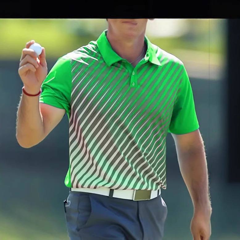 2026 Luxury Brand Designer Clothing New Summer Fashion Men's Printed Short-Sleeve Polo Shirt, Suitable For Golf And Tennis