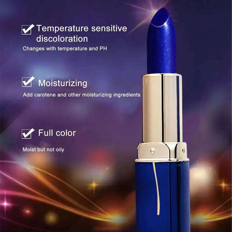 Color Changing Waterproof That Turn PinkWipe Blue Turns To Pink Moisturizing Lipstick Lip Gloss Lips Care H260302