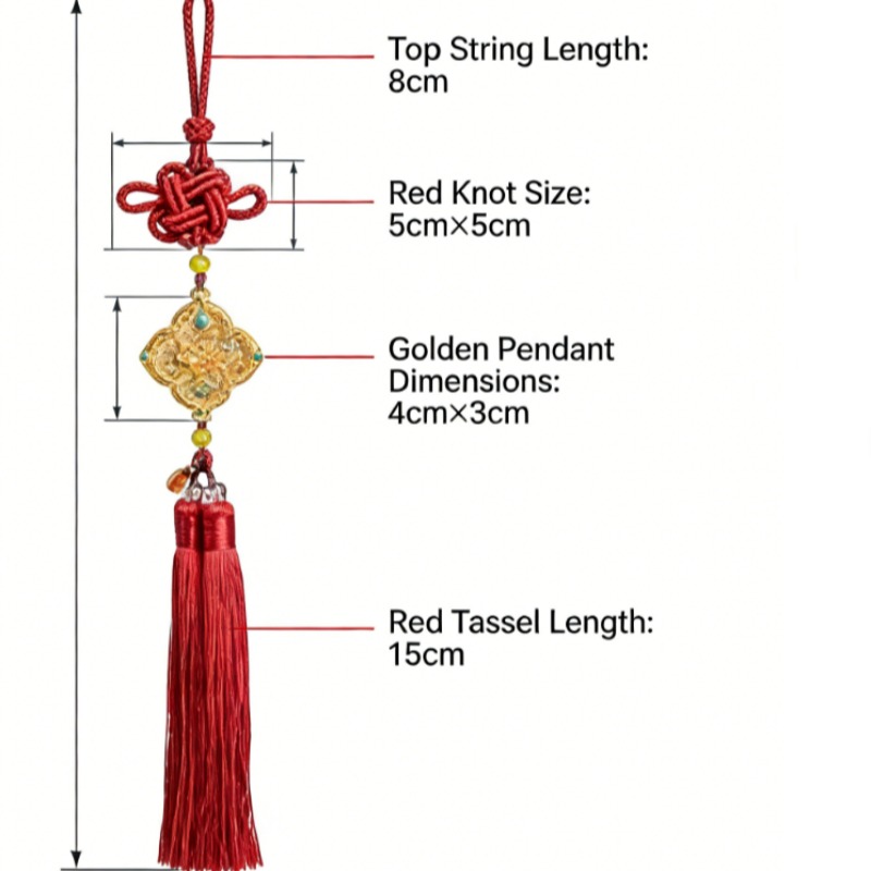 Chinese Style Auspicious jewelry Hanging Decoration Clouds Sand Gold Car Ornament Safe Driving Blessing Pendant Cultural Creative Design Lucky Auto In