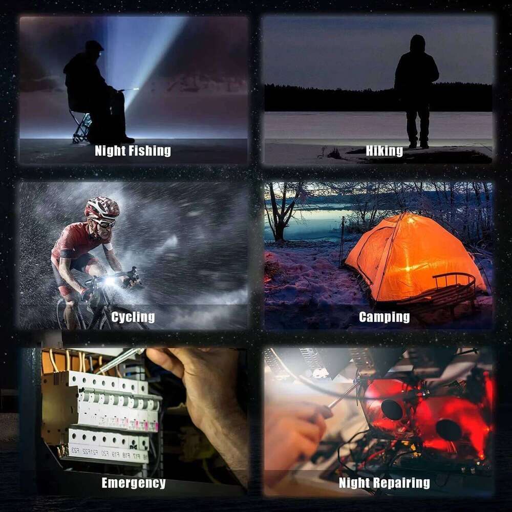 Mini LED Portable Keychain Flashlight Multifunction COB Work Light USB Rechargeable Strong Magnet Outdoor Camping Lantern S260302