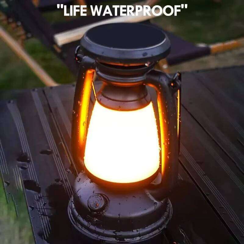 USB Rechargeable Portable Camping Lanterns Hanging Tent Light 3000-5000K Stepless Dimming Outdoor Waterproof Torch S260302
