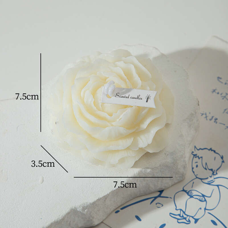 Peony Scented Flower Candle Ins Creative Home Decor Cross-Border Wedding Decoration Gift W260303