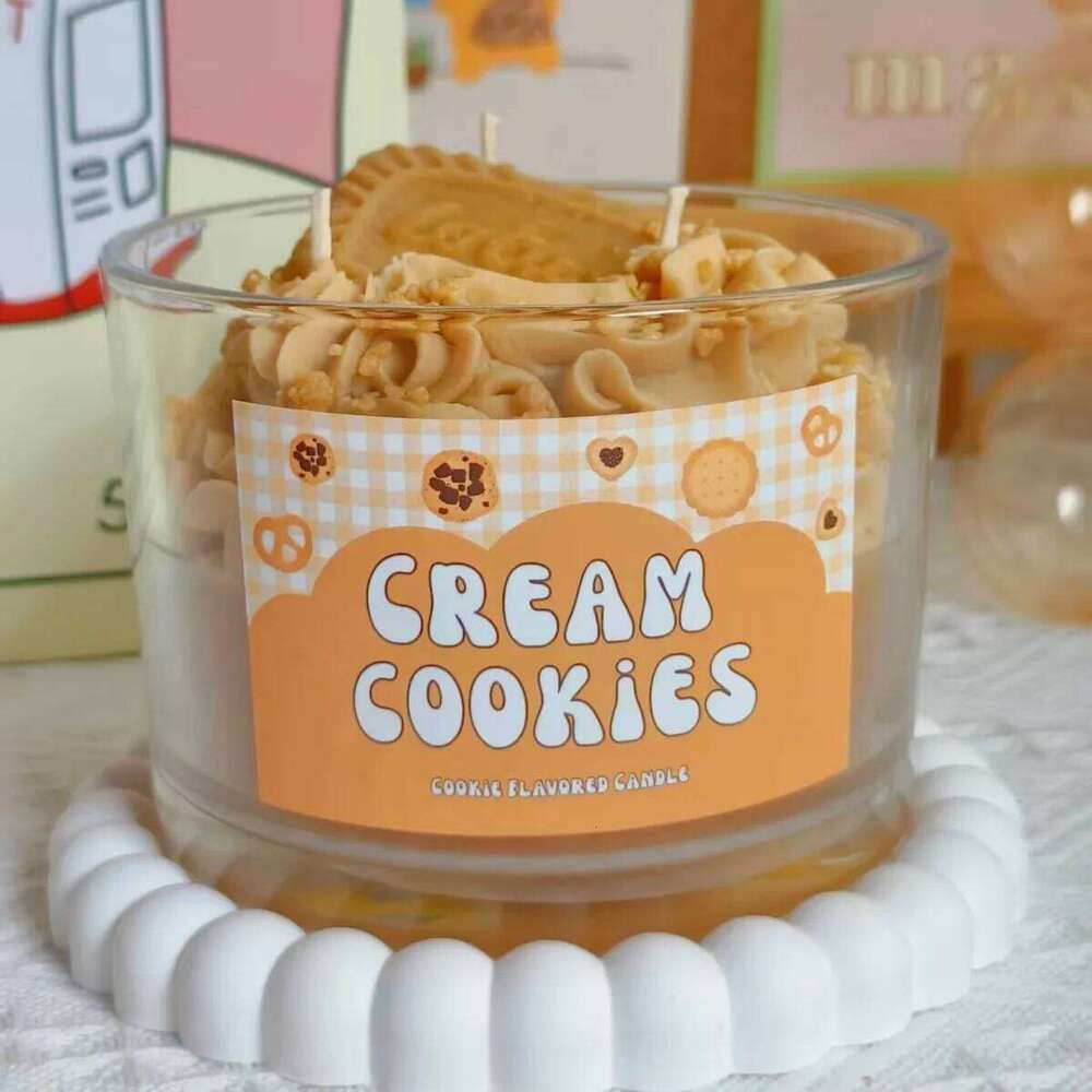 Handmade Fruit Cream Cup Scented Candle Set - Strawberry Blueberry Banana Fragrance Ornament Gift W260303