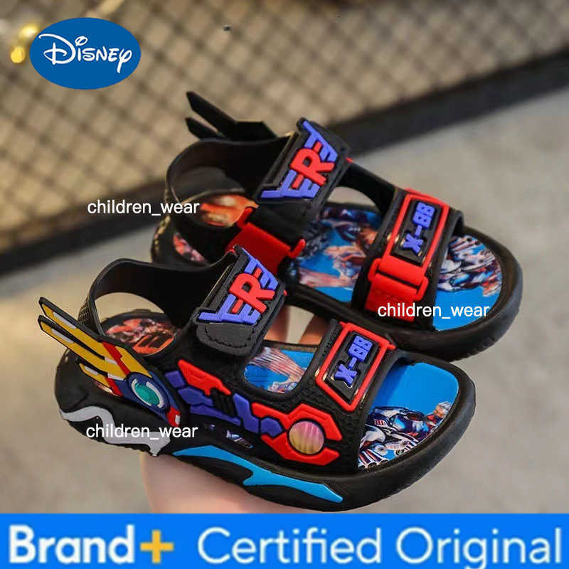 Disney Boys Sandals Summer Kids Shoes Toddler Baby Boys Sandals Infant Casual Beach Children Outdoor Black Shoes H260303