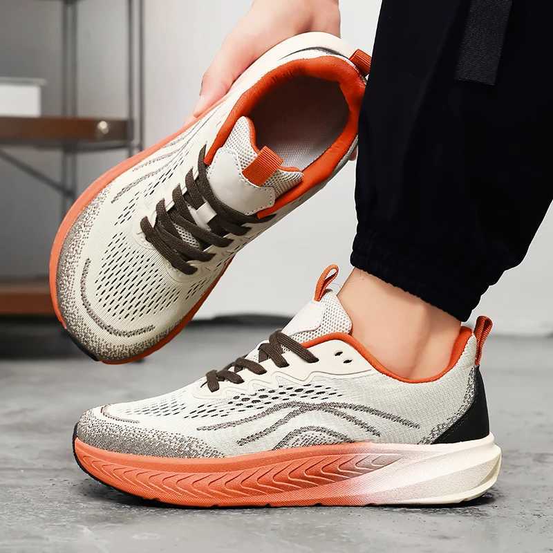 Outdoor Mens Casual Sneakers Minimalist Barefoot Shoes Running Shoes Lightweight Breathable Zero Soles Wide Toe Walking Shoes K260303