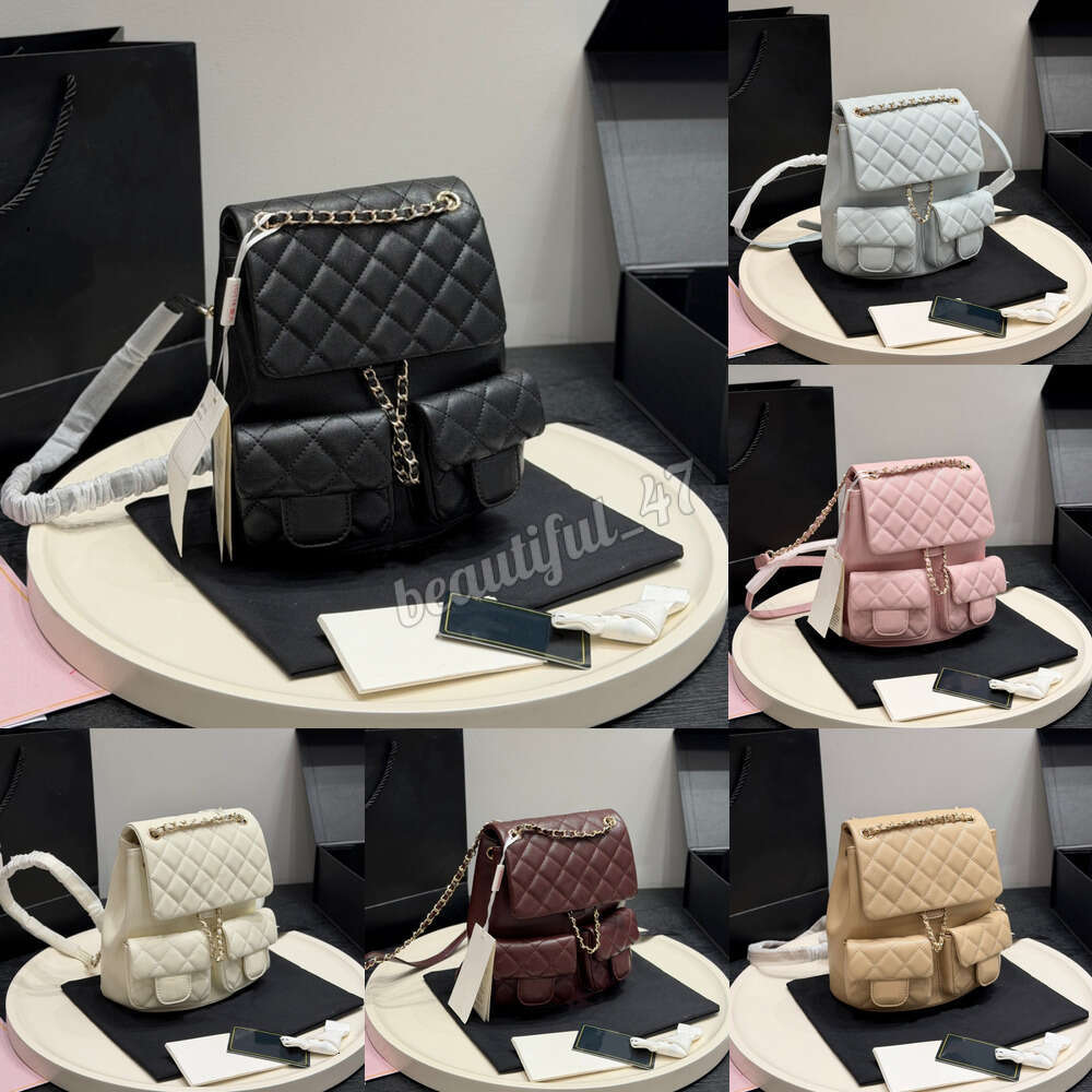 Designer Backpack Style Women Luxury Backpacks Classic Checkered Backpack Stylish Backpack Mini Buckle Backpack Duma Backpacks