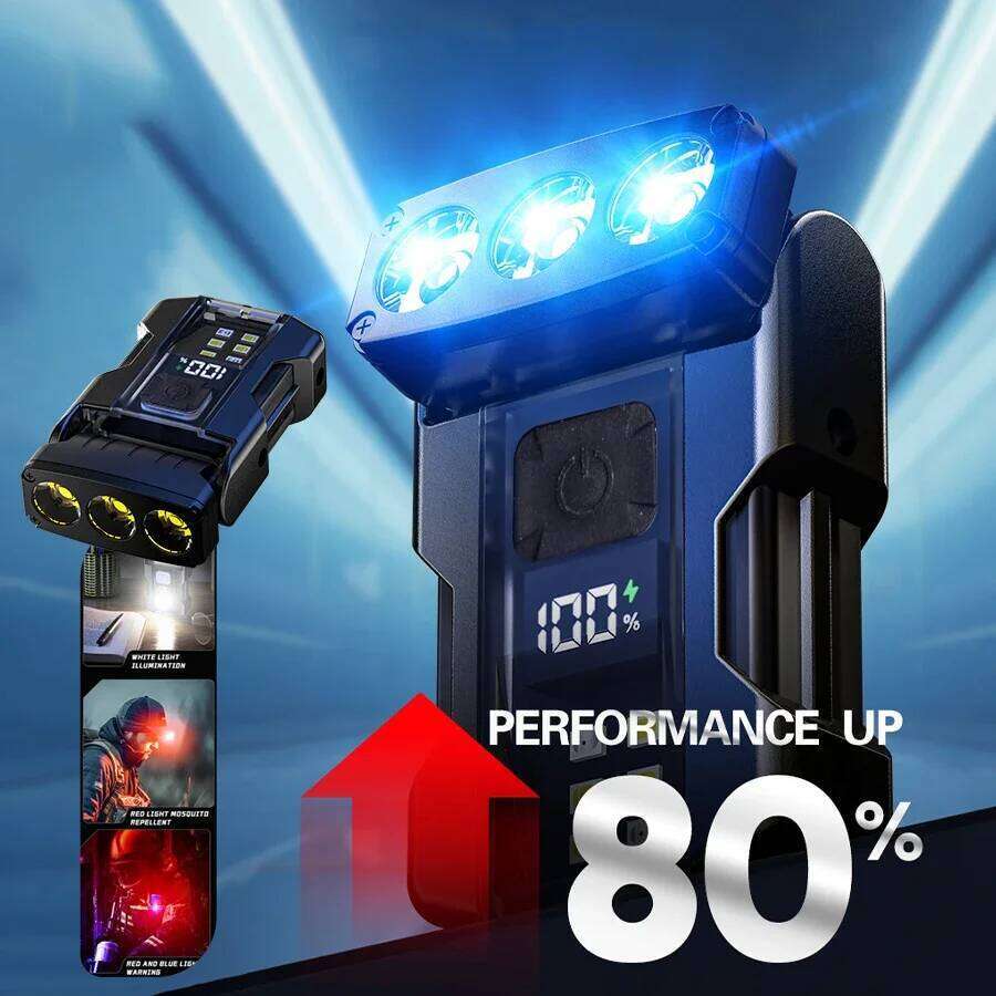 XIWANGFIRE Portable Mini Keychain Flashlight Led Bright EDC Torch Magnetic Clip Lamp Flash Light Outdoor Camping Fishing Tools S260302