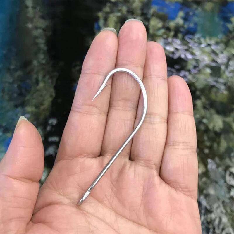 Mustad Stainless Steel Hook 4 Times To Strengthen Fishing Deep Sea Trolling Strong Pull Sharp Mackerel Grouper Large Z260228