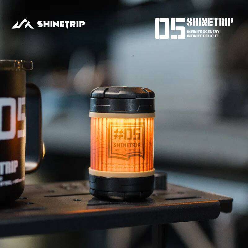 ShineTrip 1000mAh Portable Rechargeable Outdoor Camping Multi functional LED Lighting Tent Atmosphere Light 4level Dimming S260302