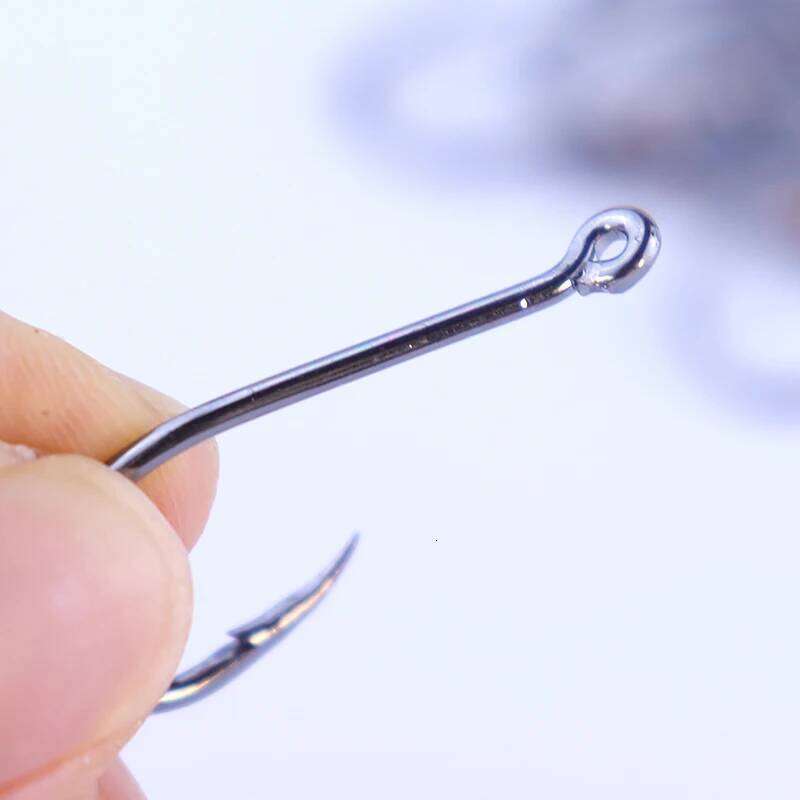 50pcs/lot Coating High Carbon Stainless Steel Barbed Sharped Circle Fish Hooks For Fishing Carp Bass Octopus Z260228