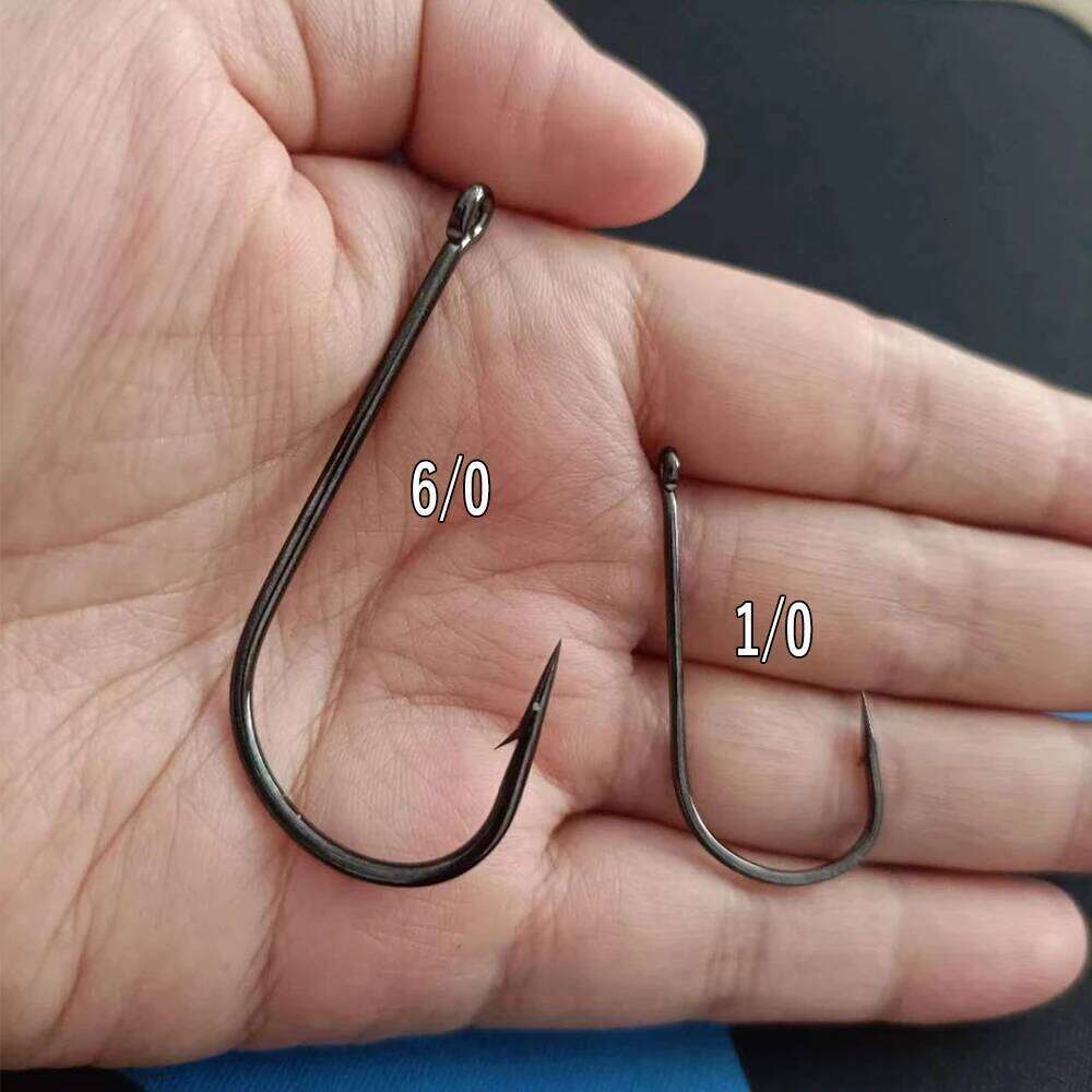 Wifreo 20PCS 1/0-6/0 2X Wide Mouth Short Shank Big Game Streamer Fishing Hooks Saltwater Freshwater Sabiki Rig Fly Hook Z260228