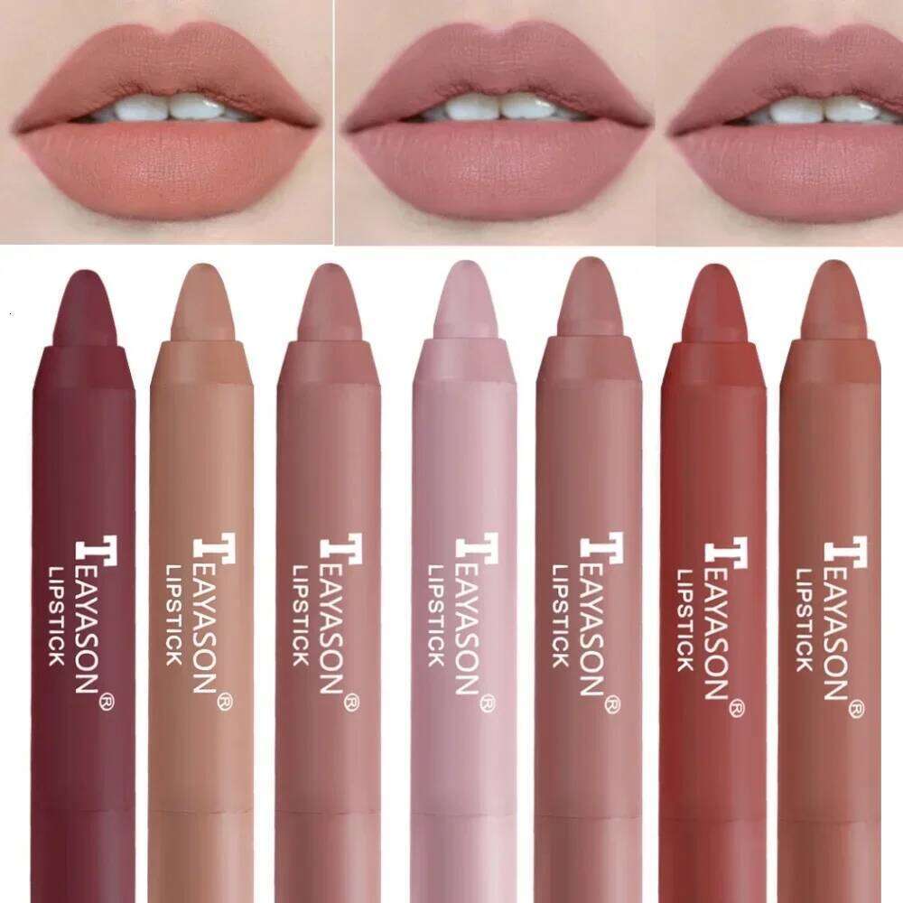 12 Colors Waterproof Long Lasting Lip tint Velvet Matte Lipsticks Stick Lips Tint Pen Daily Makeup Nude LipstickTool H260302